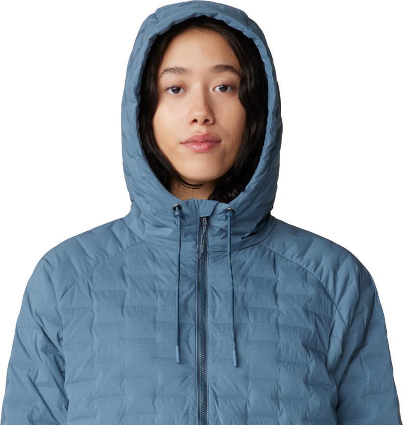 StretchDown Light Full Zip Hoody - Womens - Adriatic Blue / Moon Blue 6