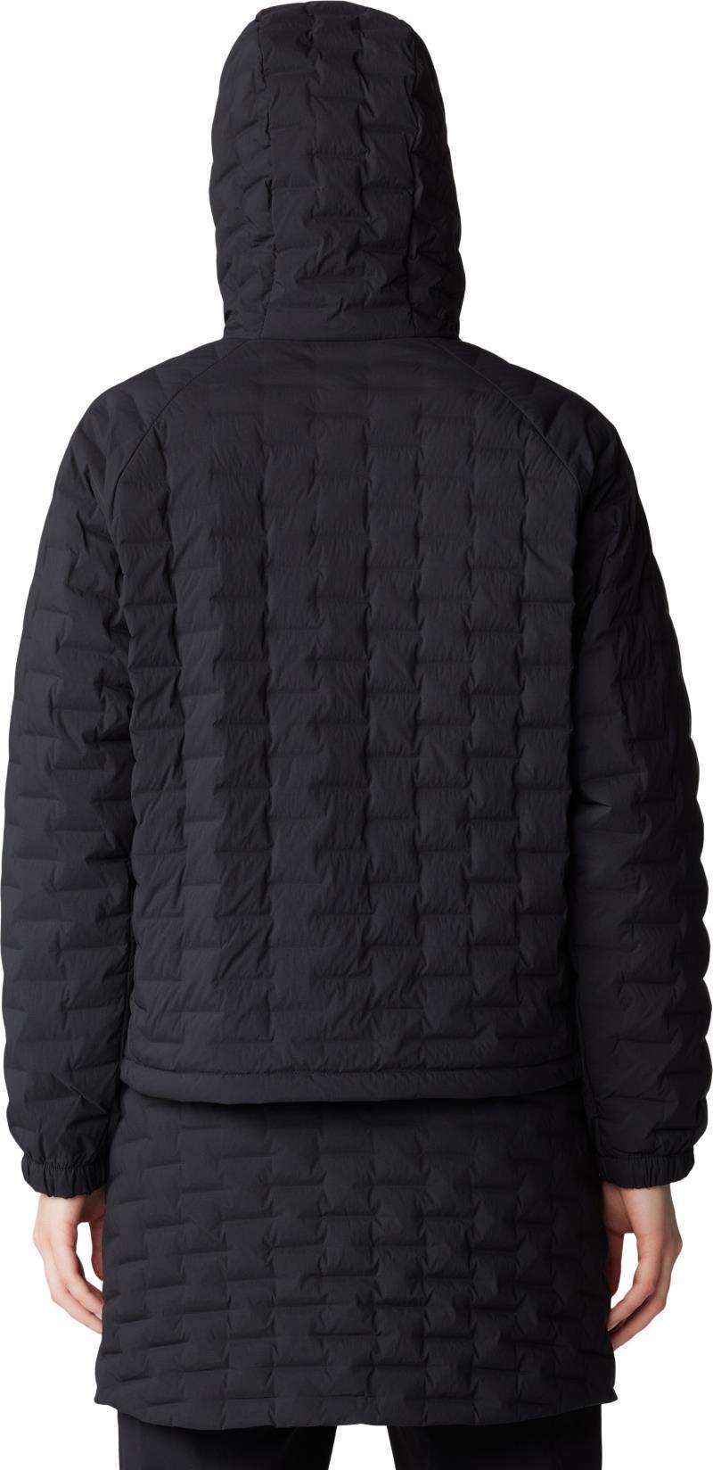 StretchDown Light Full Zip Hoody - Womens - Black 2