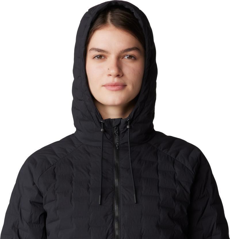 StretchDown Light Full Zip Hoody - Womens - Black 9