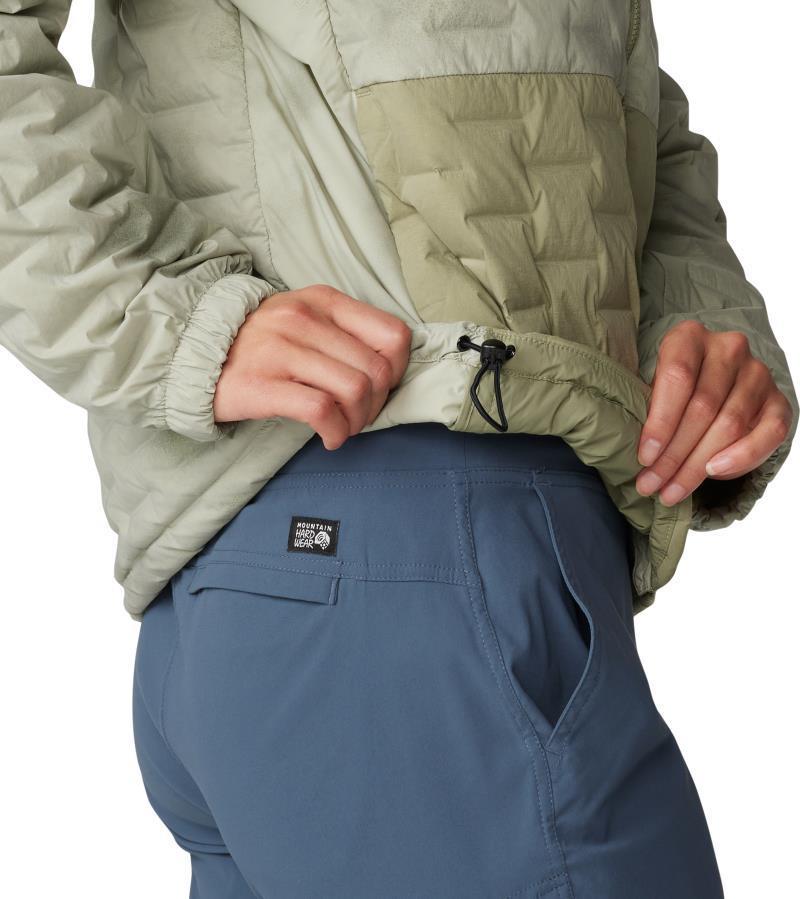 StretchDown Light Full Zip Hoody - Womens - White Sage / Mantis Green 3