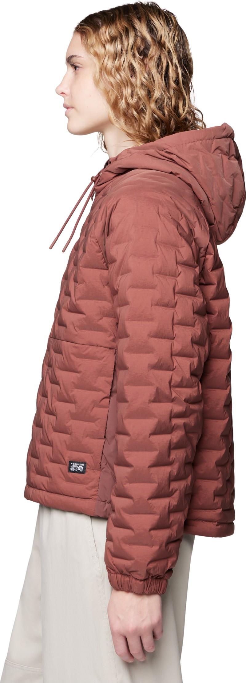 StretchDown Light Full Zip Hoody - Womens - bourbon brown 1