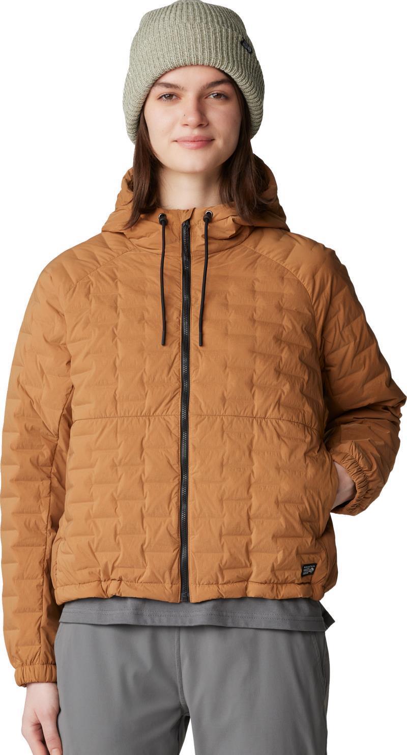StretchDown Light Full Zip Hoody - Womens - copper clay 1