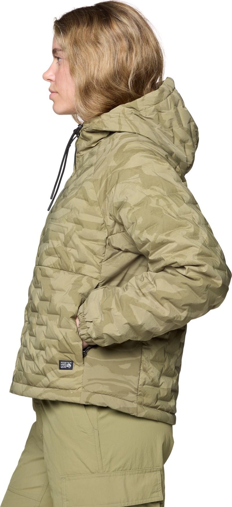 StretchDown Light Full Zip Hoody - Womens - landslide rockstrata 1