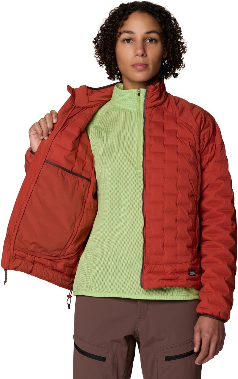 StretchDown Light Jacket - Womens - mars red 1