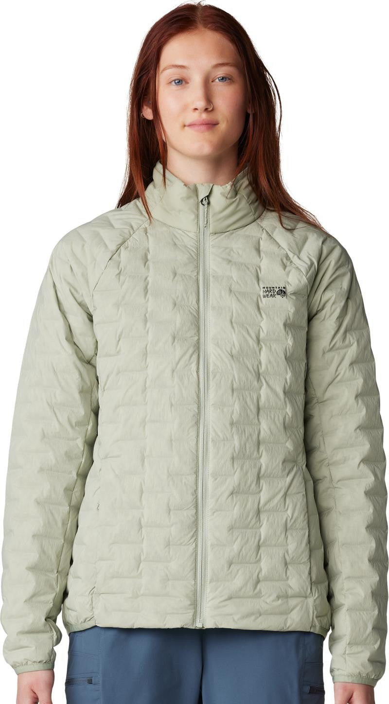 StretchDown Light Jacket - Womens - white sage 1