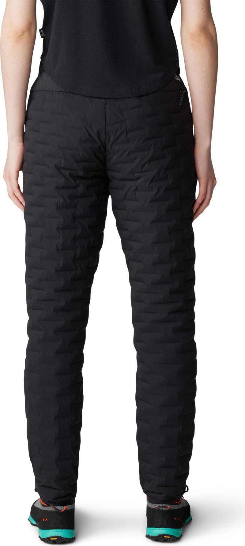 StretchDown Light Pants, Long - Womens - Black 2