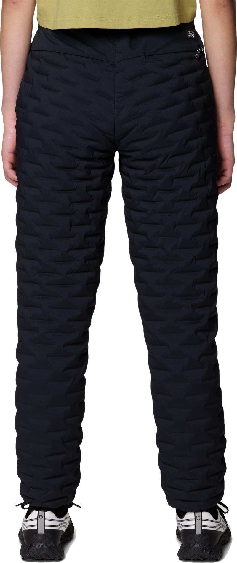 StretchDown Light Pants, Long - Womens - black 1