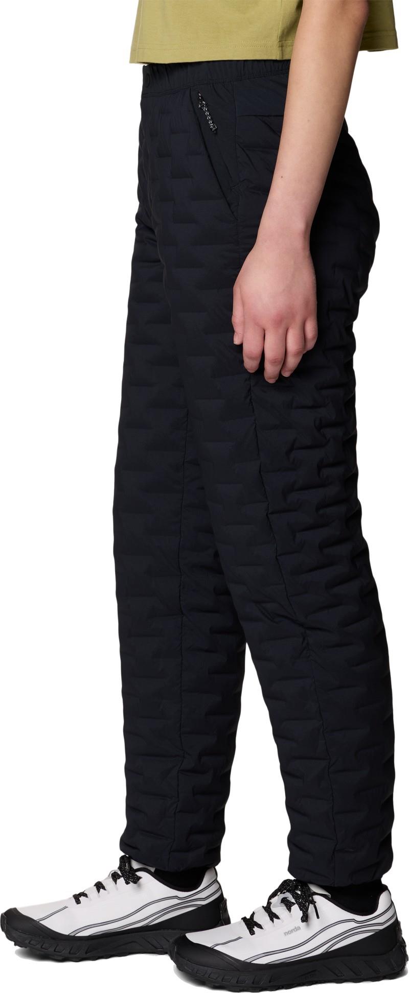 StretchDown Light Pants, Long - Womens - black 1