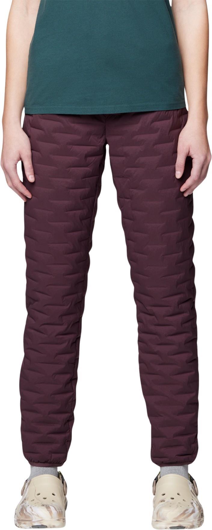 StretchDown Light Pants, Long - Womens - blackberry 1