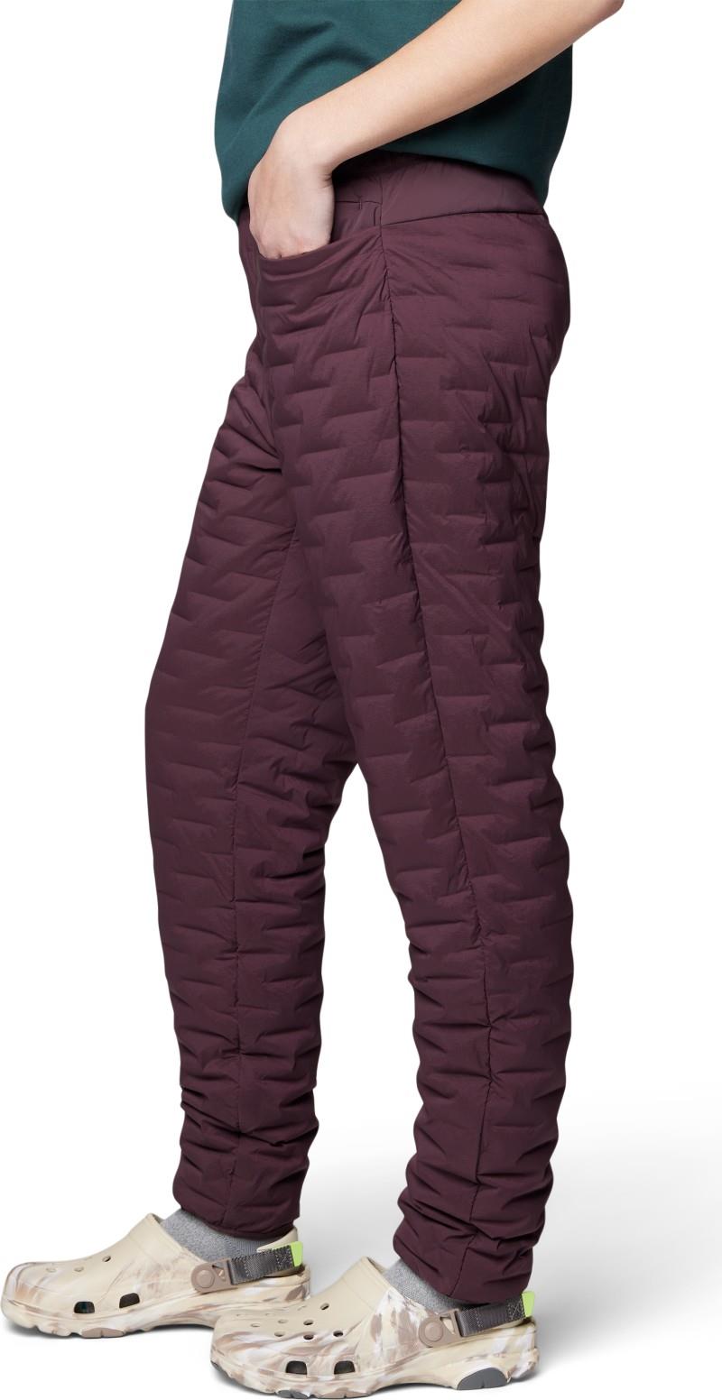 StretchDown Light Pants, Long - Womens - blackberry 1