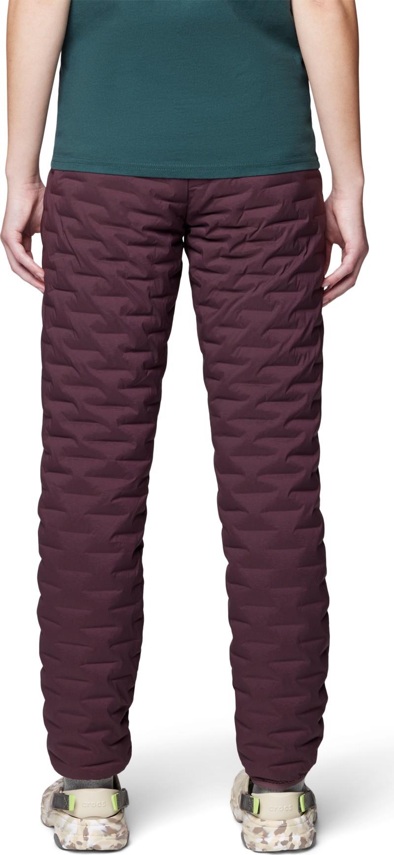 StretchDown Light Pants, Long - Womens - blackberry 1