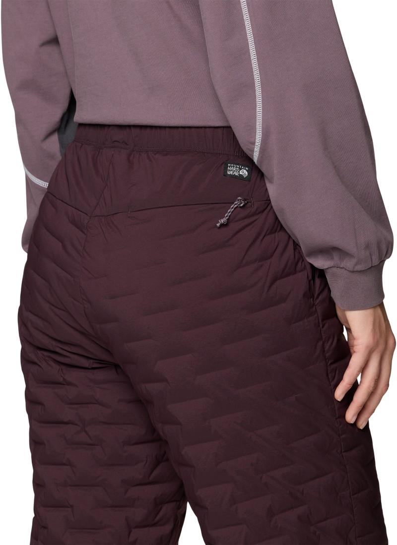 StretchDown Light Pants, Long - Womens - deep mulberry 1