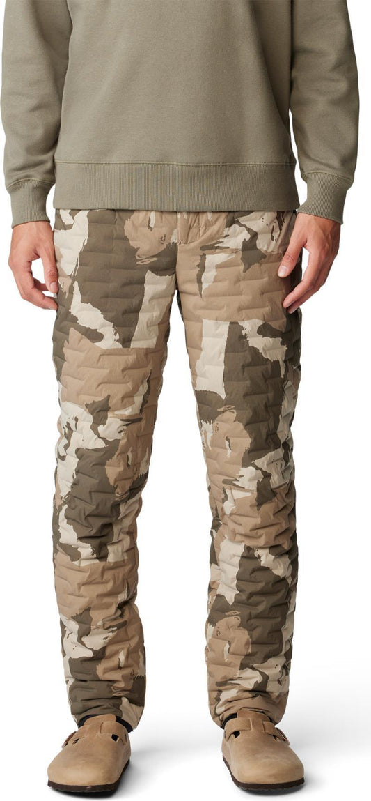 StretchDown Light Pants, Reg - Mens - Badlands Snowdrifts Print 2