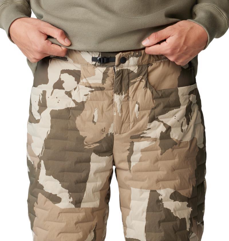 StretchDown Light Pants, Reg - Mens - Badlands Snowdrifts Print 6