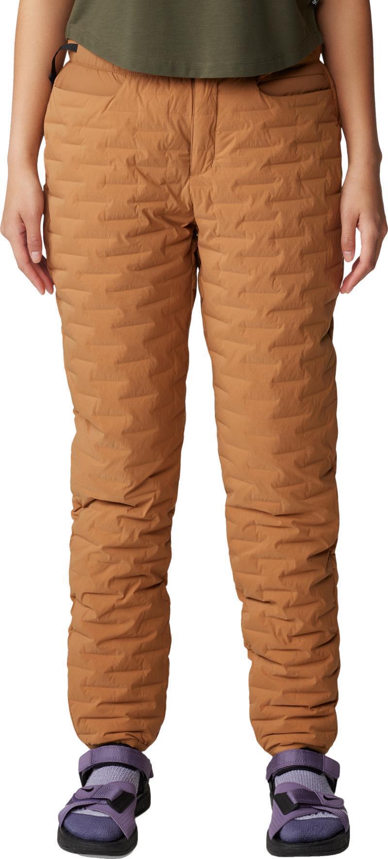 StretchDown Light Pants, Reg - Womens - Copper Clay 1