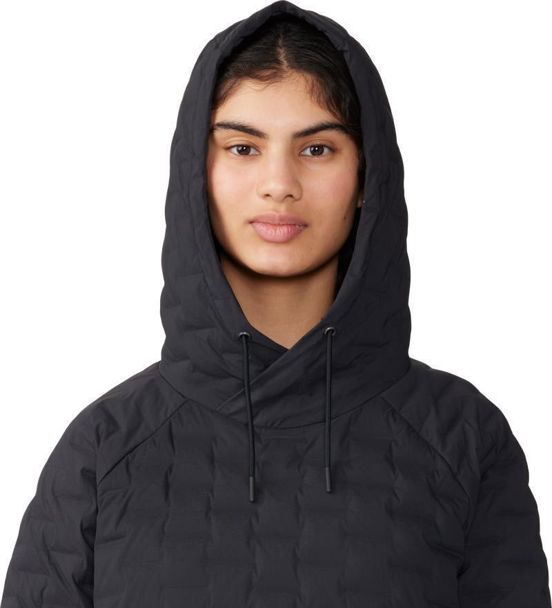 StretchDown Light Pullover Hoody - Womens - Black 5