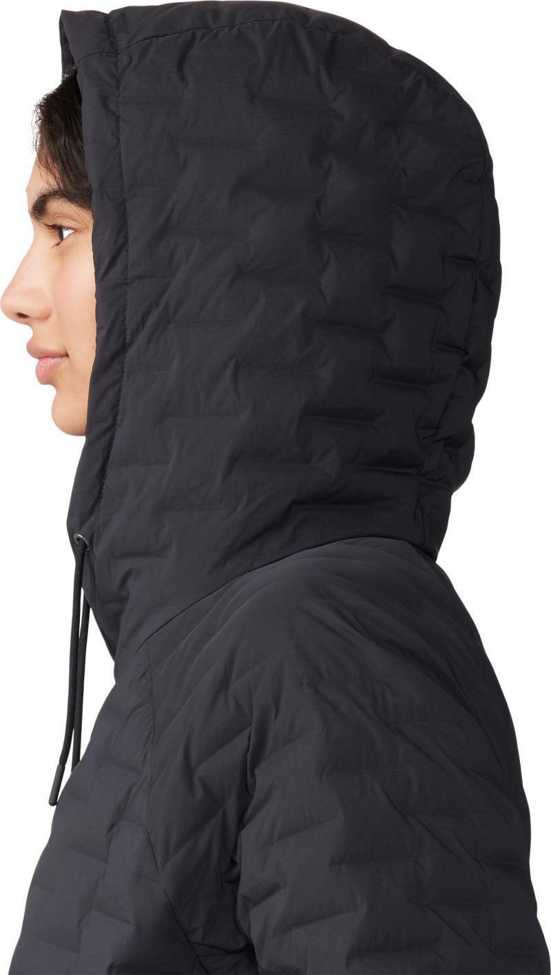 StretchDown Light Pullover Hoody - Womens - Black 6