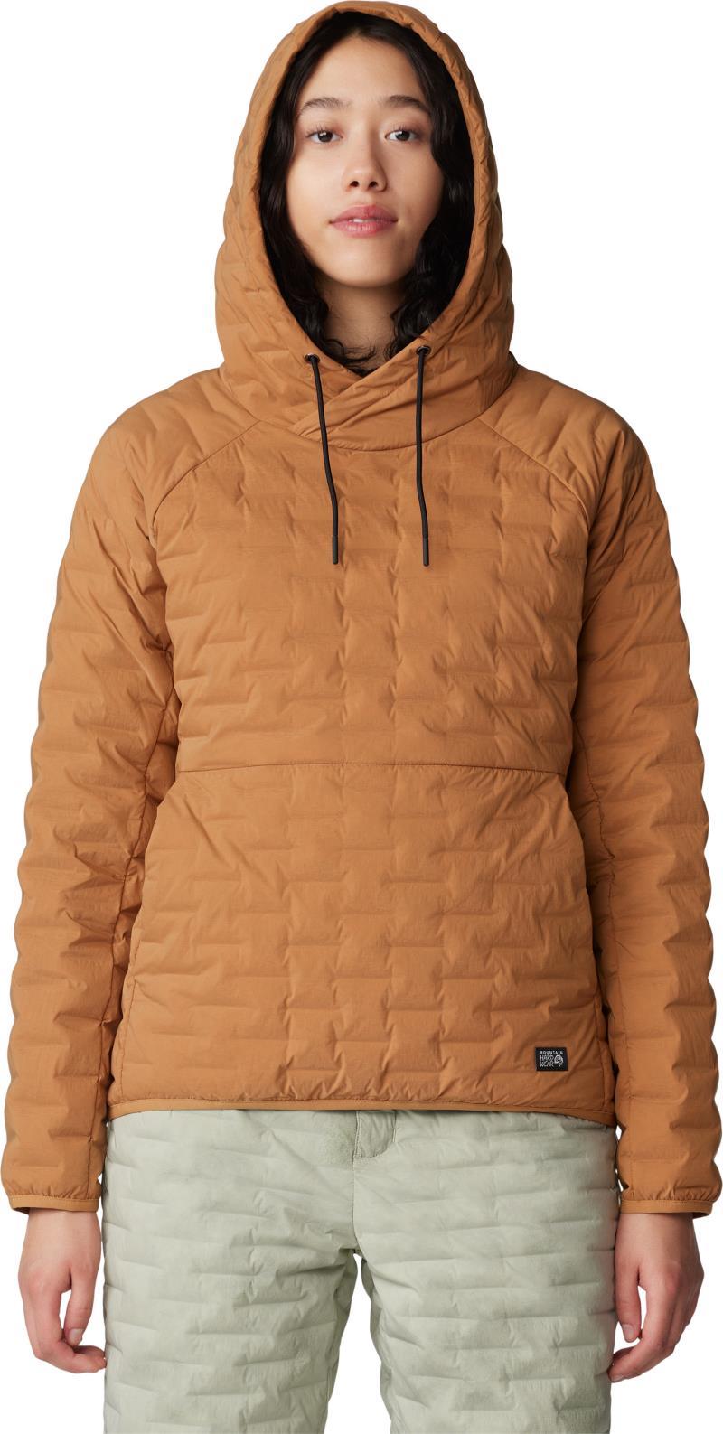 StretchDown Light Pullover Hoody - Womens - Copper Clay 1