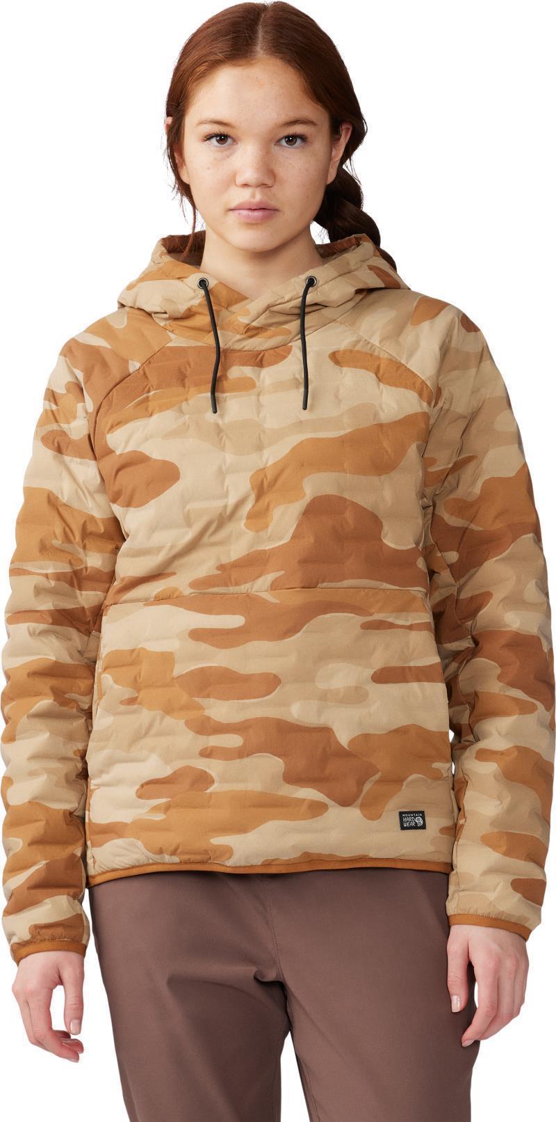StretchDown Light Pullover Hoody - Womens - Copper Clay Camo Print 2