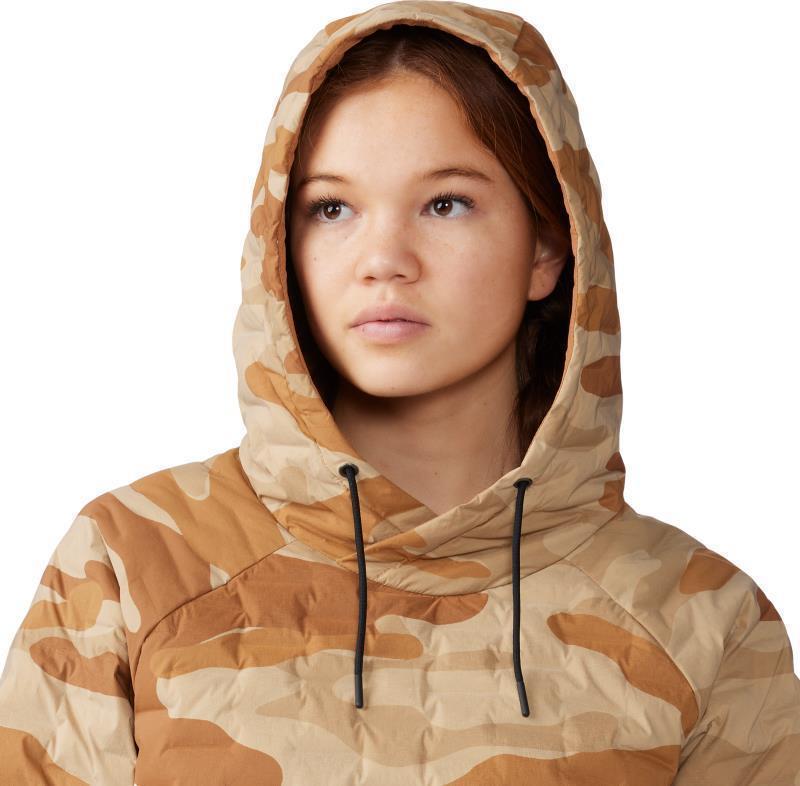 StretchDown Light Pullover Hoody - Womens - Copper Clay Camo Print 6