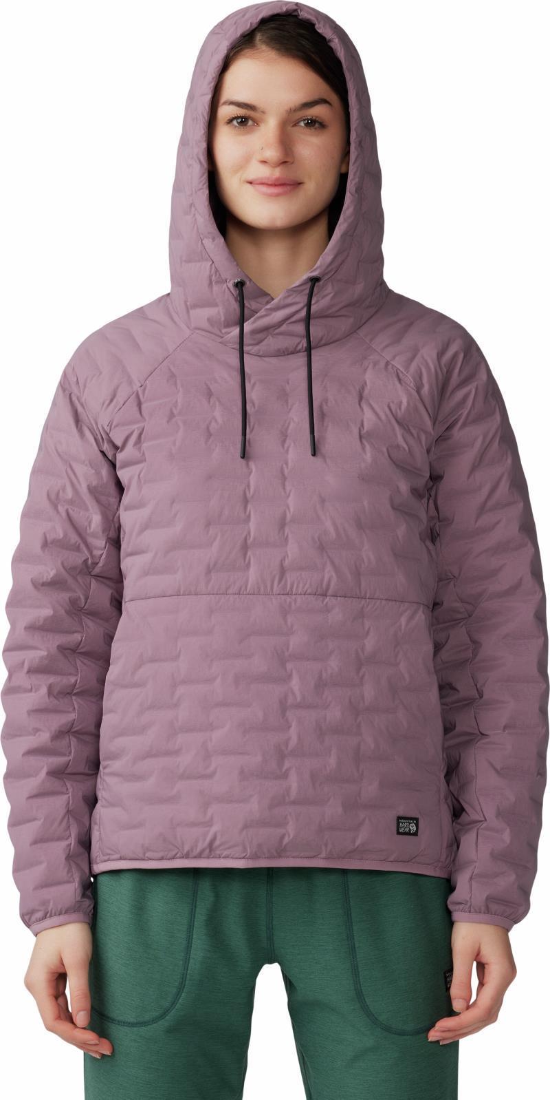 StretchDown Light Pullover Hoody - Womens - Dark Daze 1