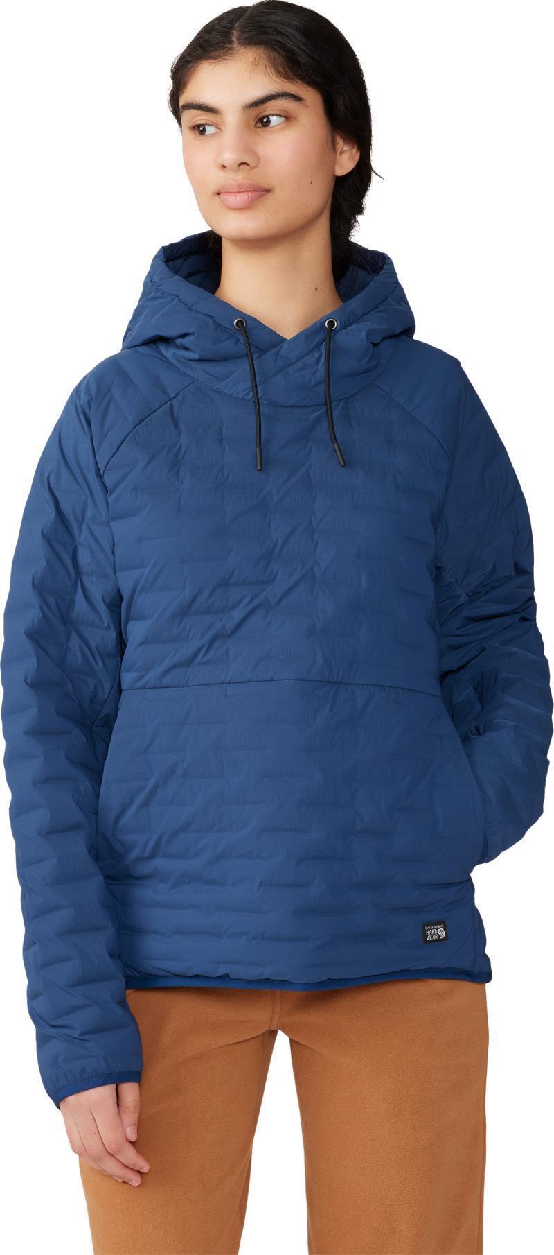 StretchDown Light Pullover Hoody - Womens - Outer Dark 2