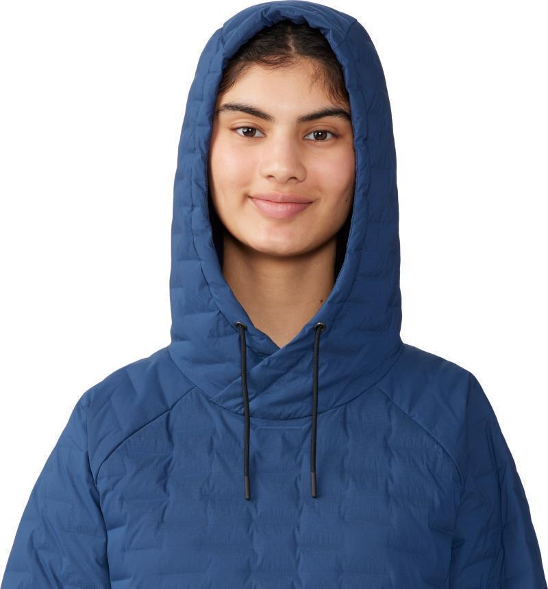 StretchDown Light Pullover Hoody - Womens - Outer Dark 5