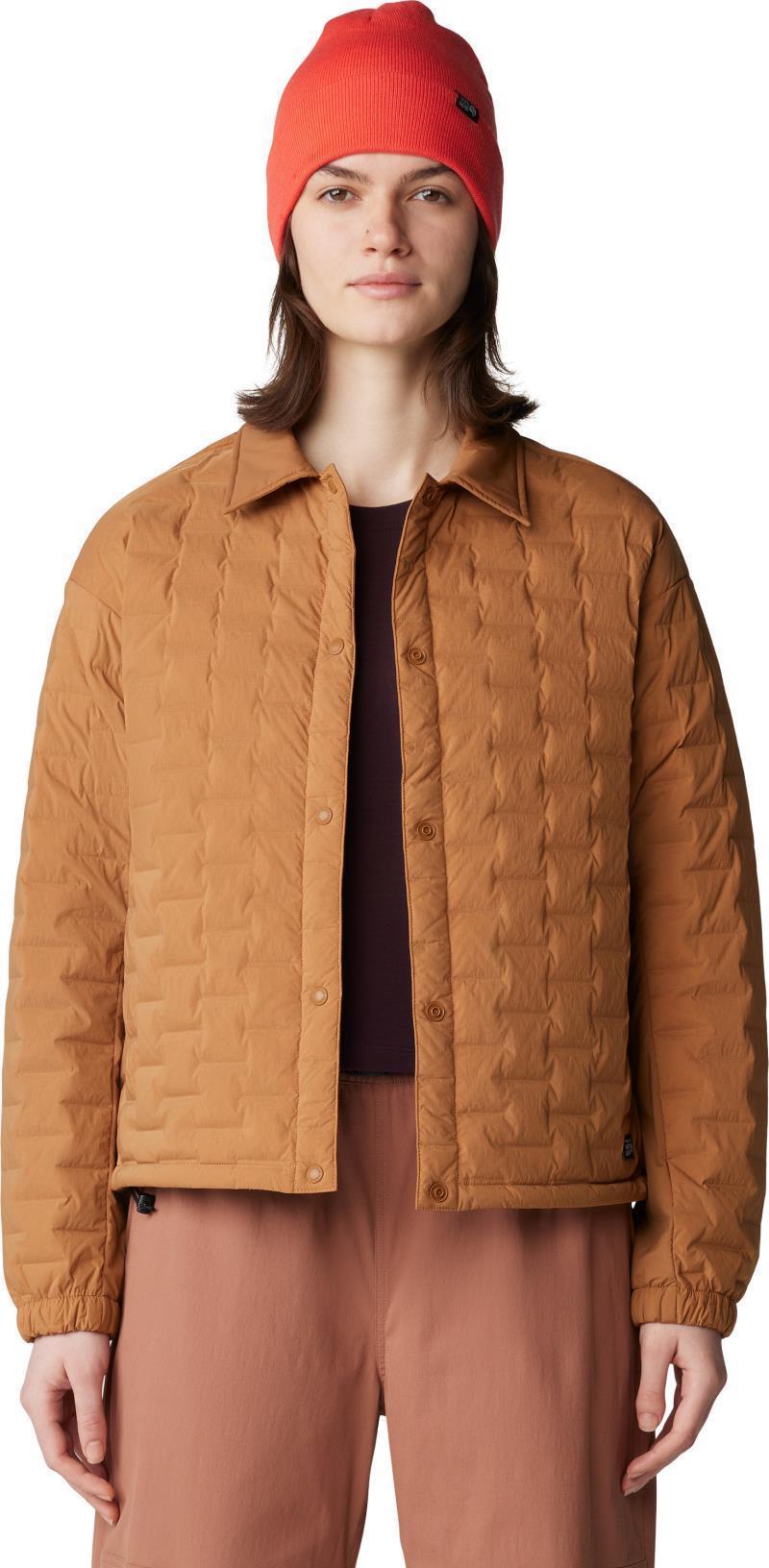 StretchDown Light Snap Jacket - Womens - Copper Clay 1