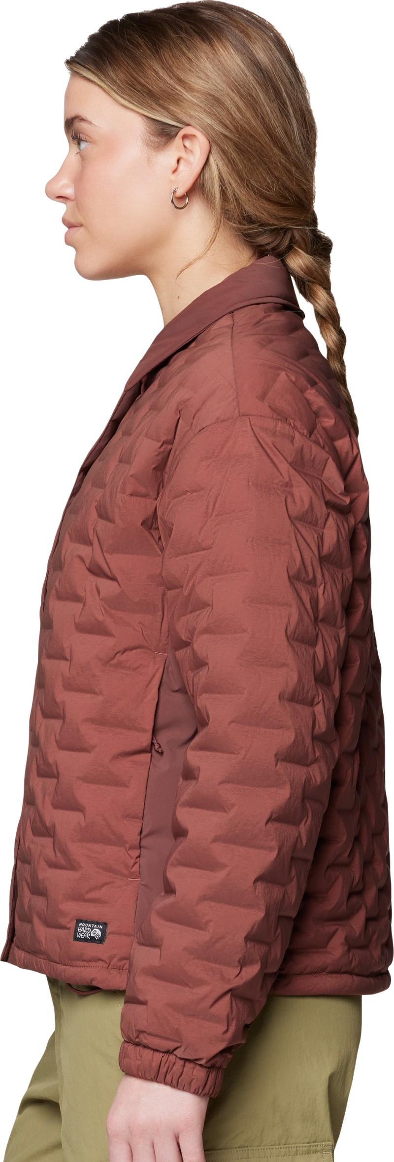 StretchDown Light Snap Jacket - Womens - bourbon brown 1
