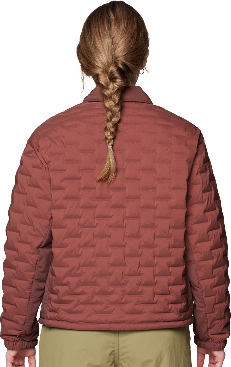 StretchDown Light Snap Jacket - Womens - bourbon brown 1