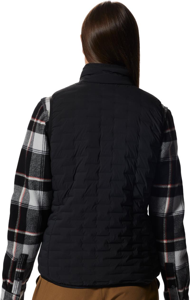 StretchDown Light Vest - Womens - black 1
