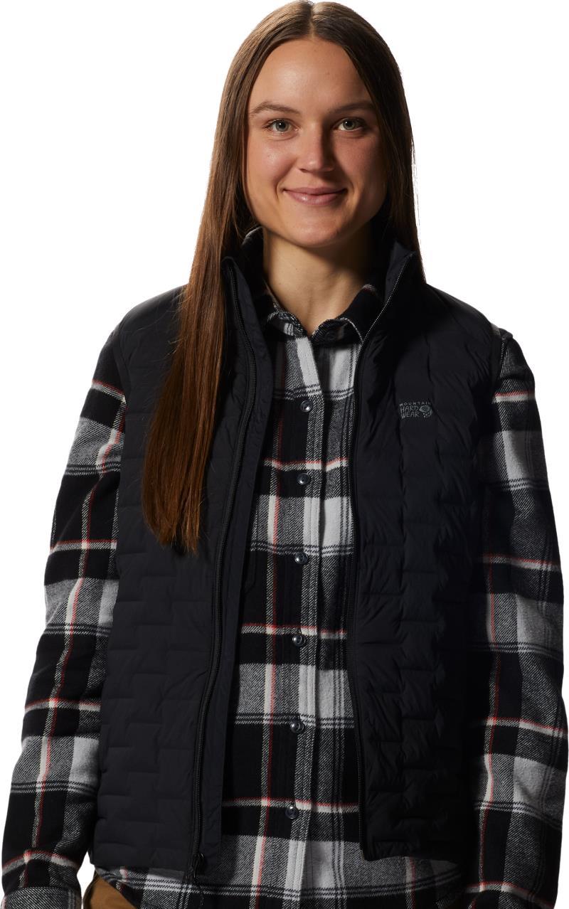 StretchDown Light Vest - Womens - black 1