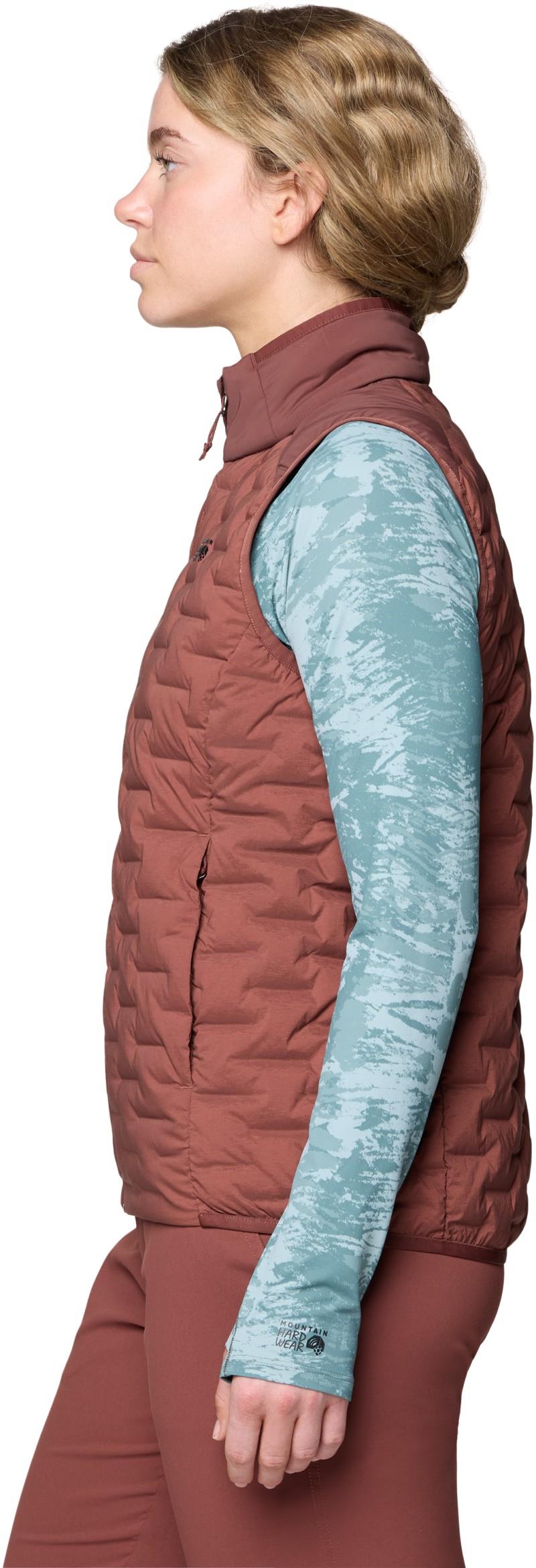 StretchDown Light Vest - Womens - bourbon brown 1