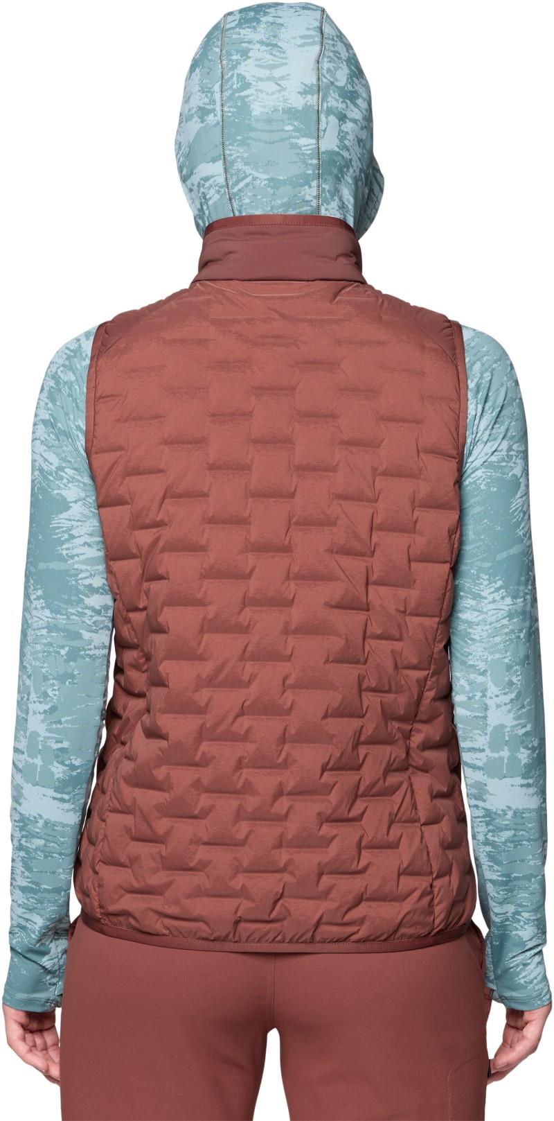 StretchDown Light Vest - Womens - bourbon brown 1