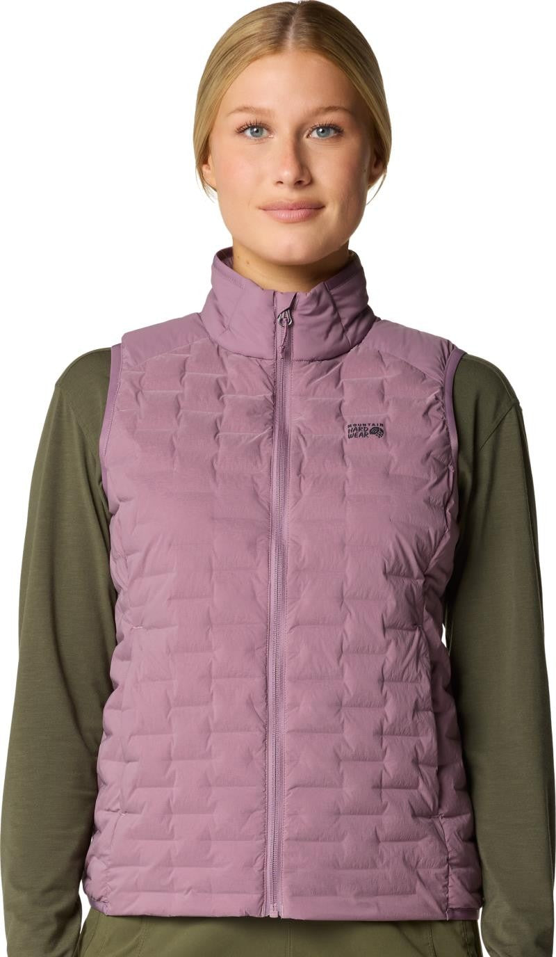StretchDown Light Vest - Womens - dark daze 1