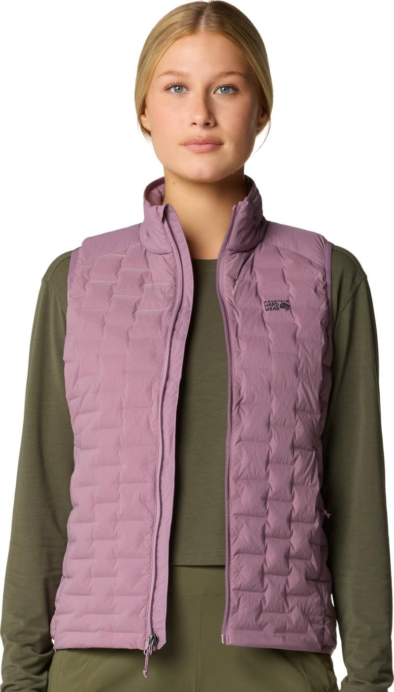 StretchDown Light Vest - Womens - dark daze 1