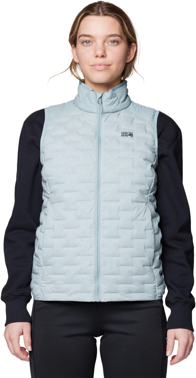 StretchDown Light Vest - Womens - ice shadow 1