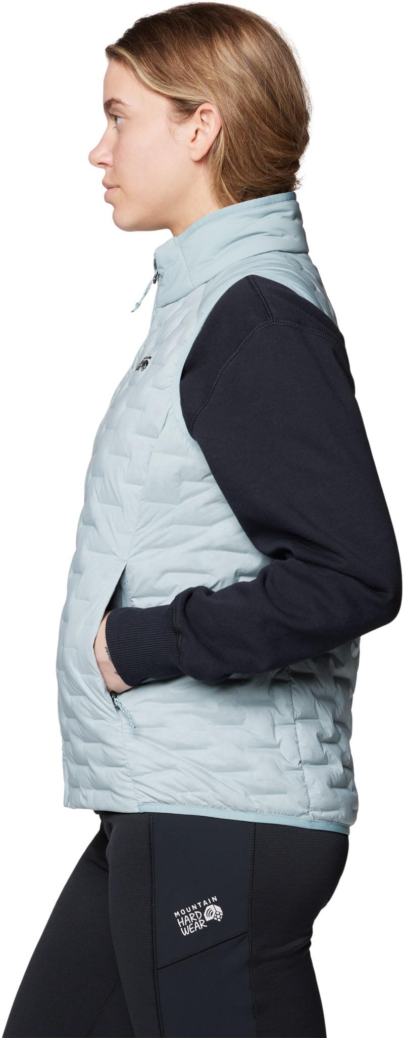 StretchDown Light Vest - Womens - ice shadow 1