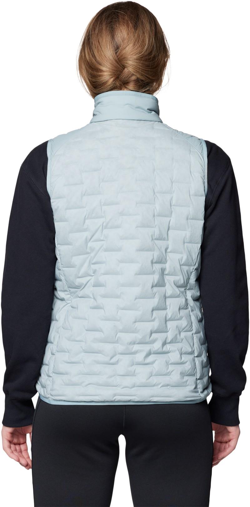 StretchDown Light Vest - Womens - ice shadow 1