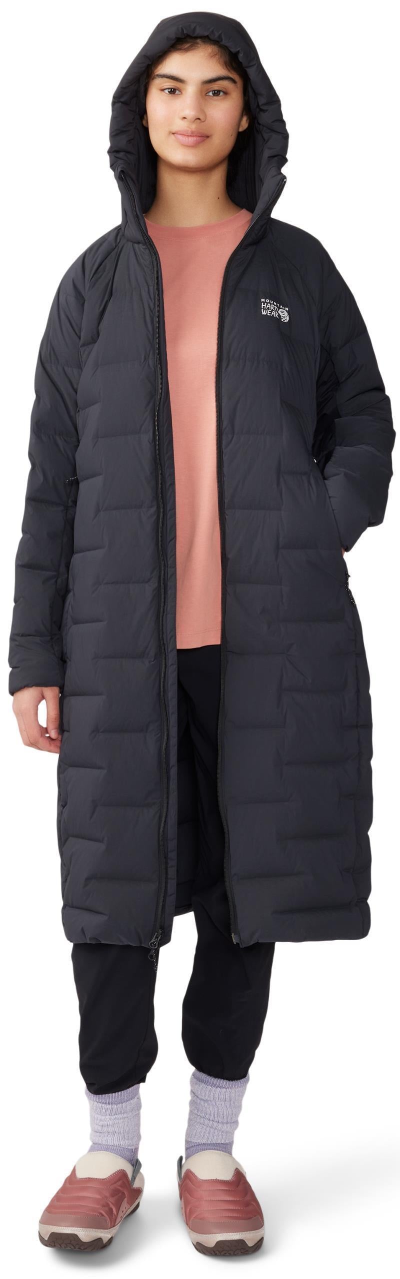 StretchDown Long Parka - Womens - Black 5