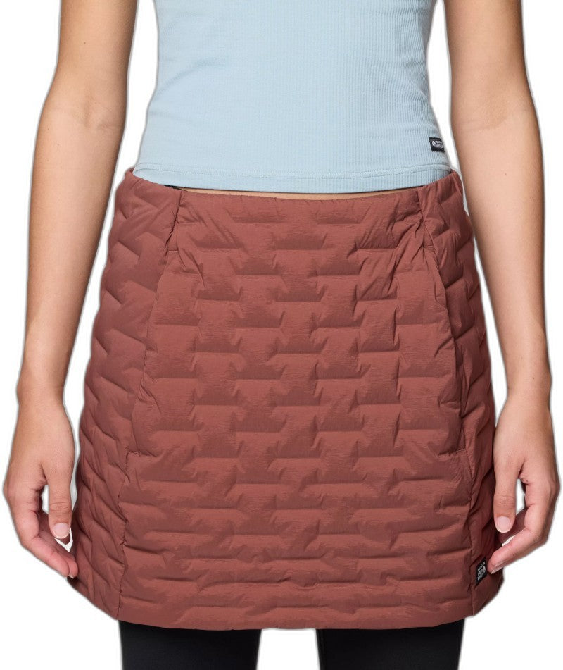 StretchDown Skirt - bourbon brown 1