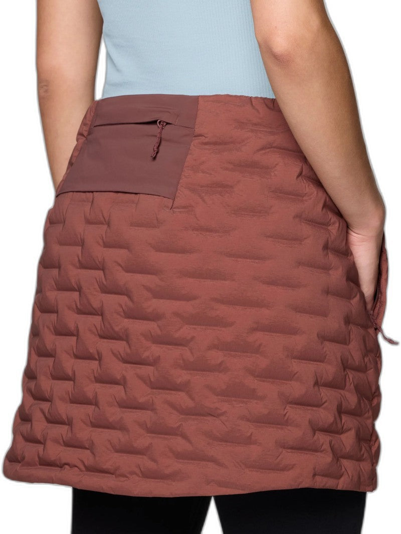 StretchDown Skirt - bourbon brown 1