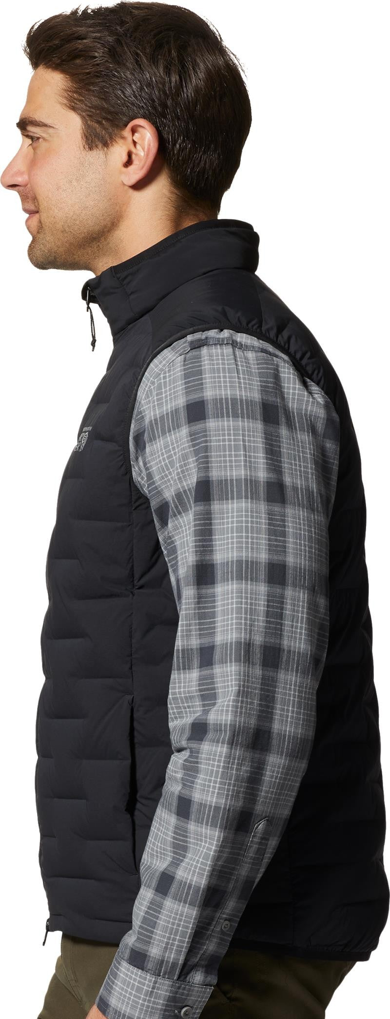 StretchDown Vest - Mens - black 1