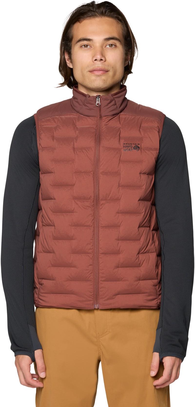 StretchDown Vest - Mens - bourbon brown 1