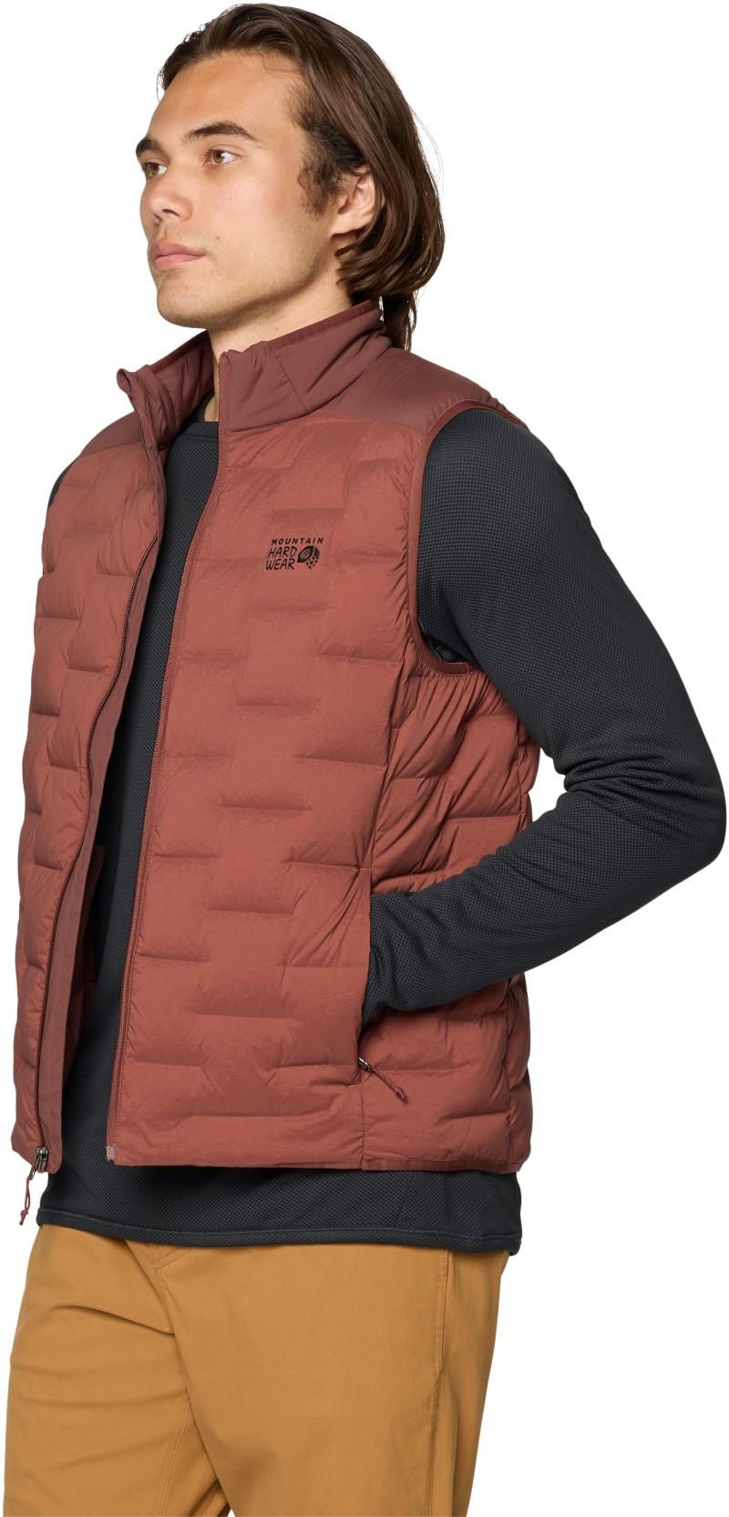 StretchDown Vest - Mens - bourbon brown 1