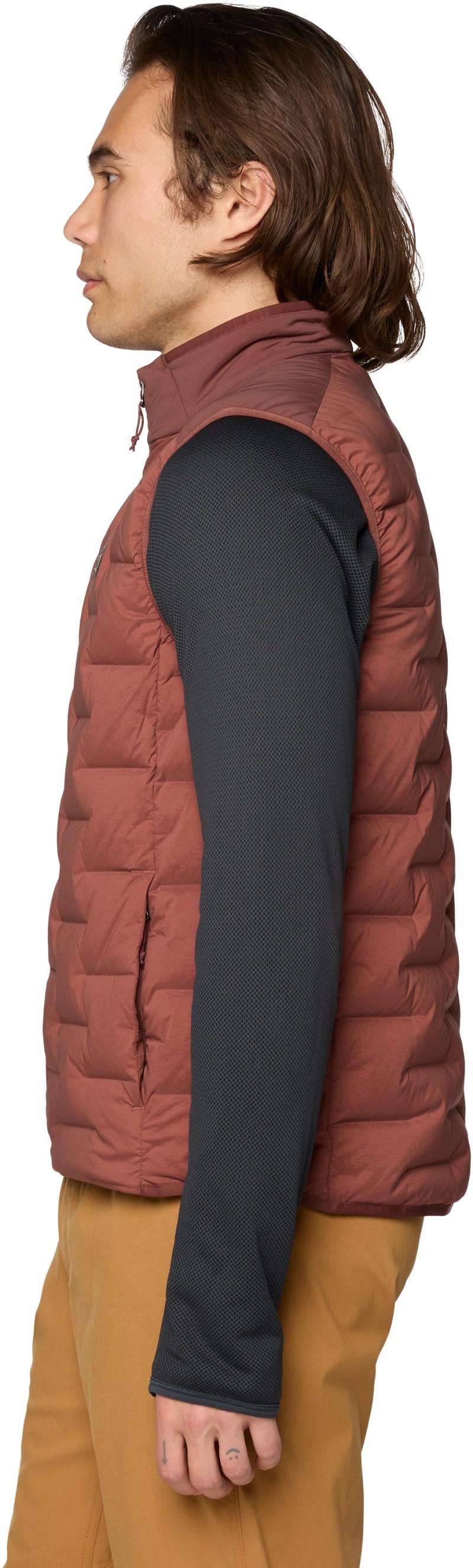 StretchDown Vest - Mens - bourbon brown 1