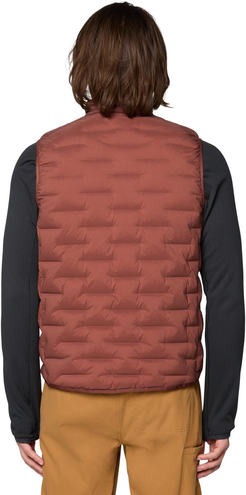 StretchDown Vest - Mens - bourbon brown 1
