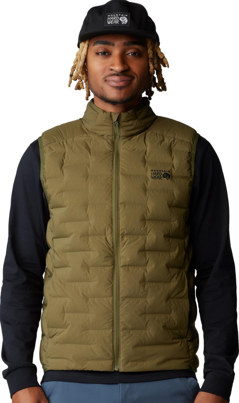 StretchDown Vest - Mens - combat green 1
