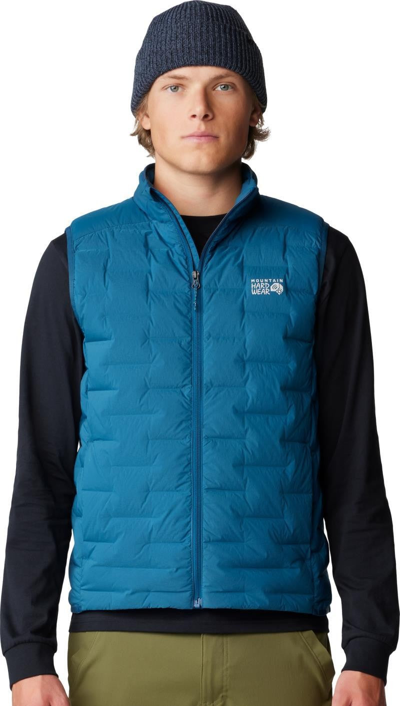 StretchDown Vest - Mens - dark caspian 1