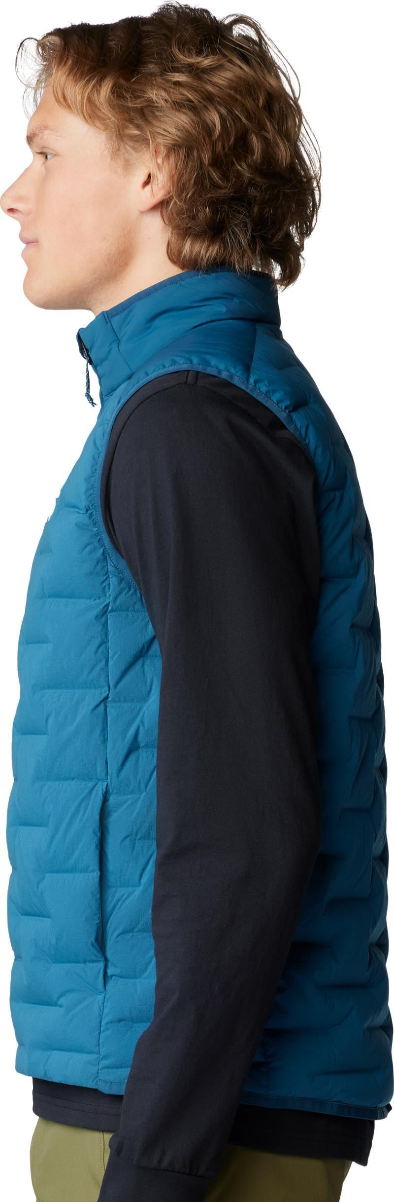 StretchDown Vest - Mens - dark caspian 1